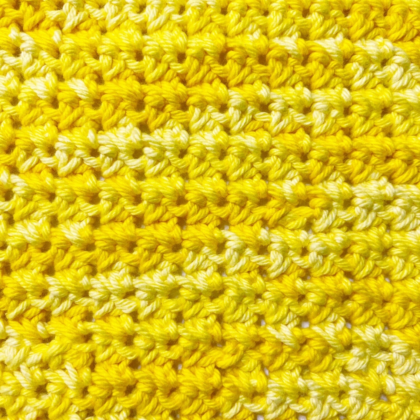 Crochet Washcloth - Sunshine