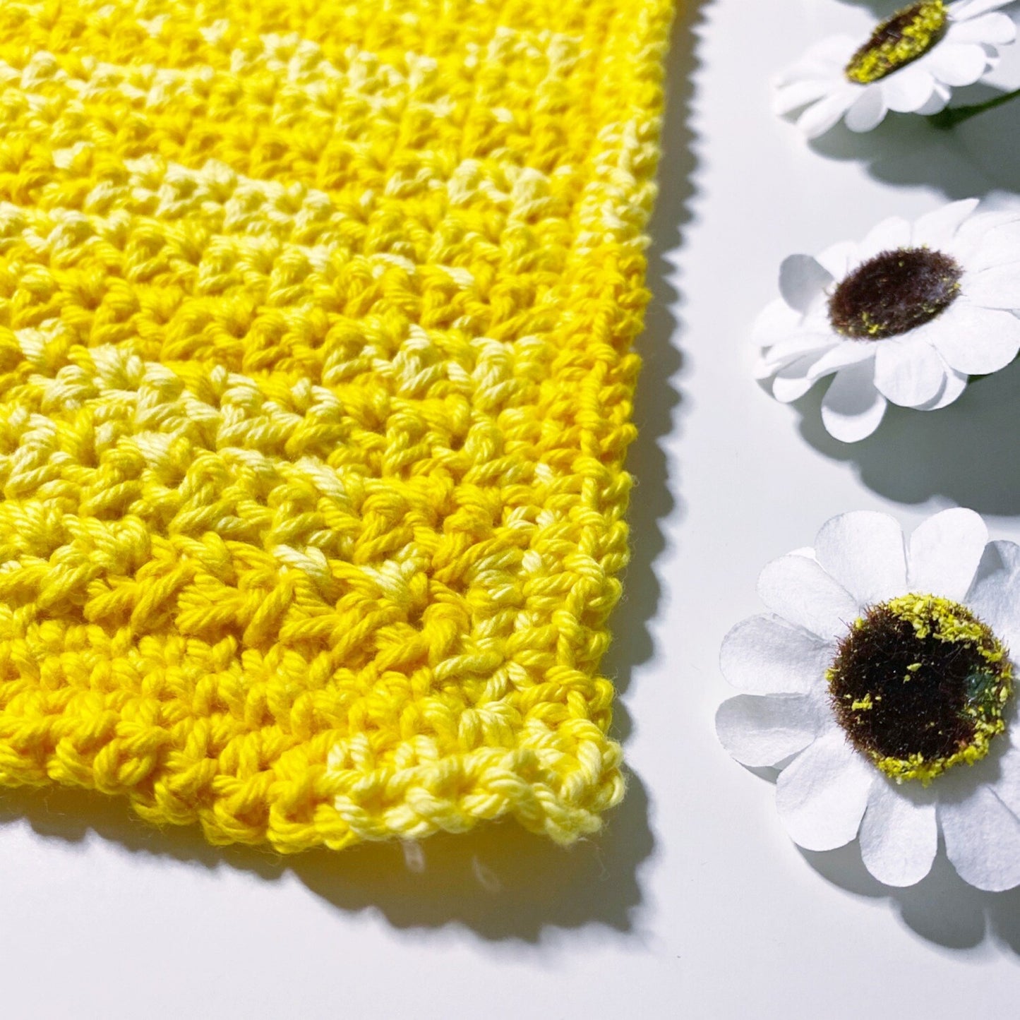 Crochet Washcloth - Sunshine
