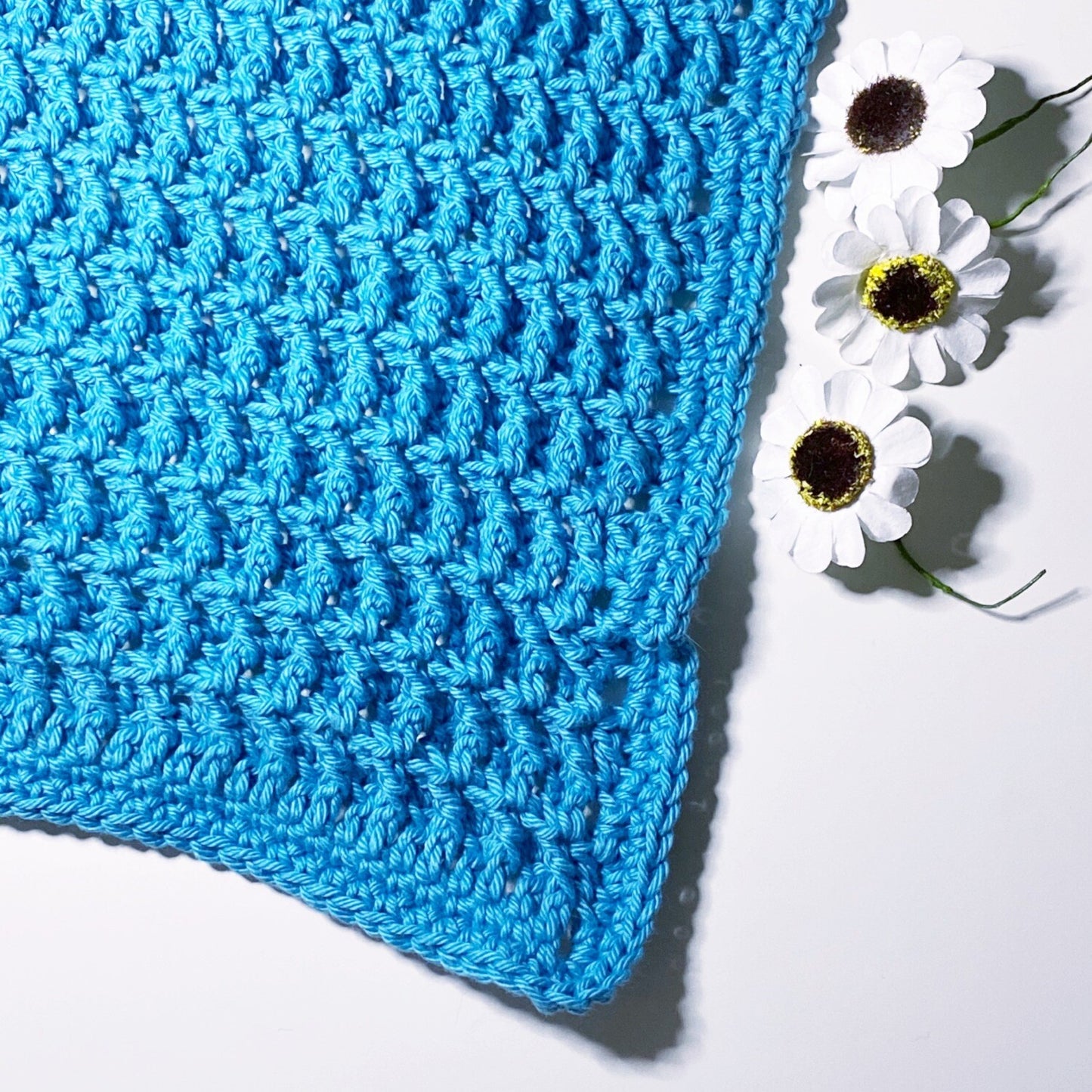 Crochet Washcloth - Waffle