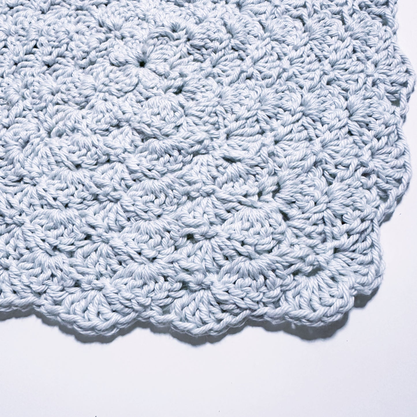 Crochet Washcloth - Soft Shells
