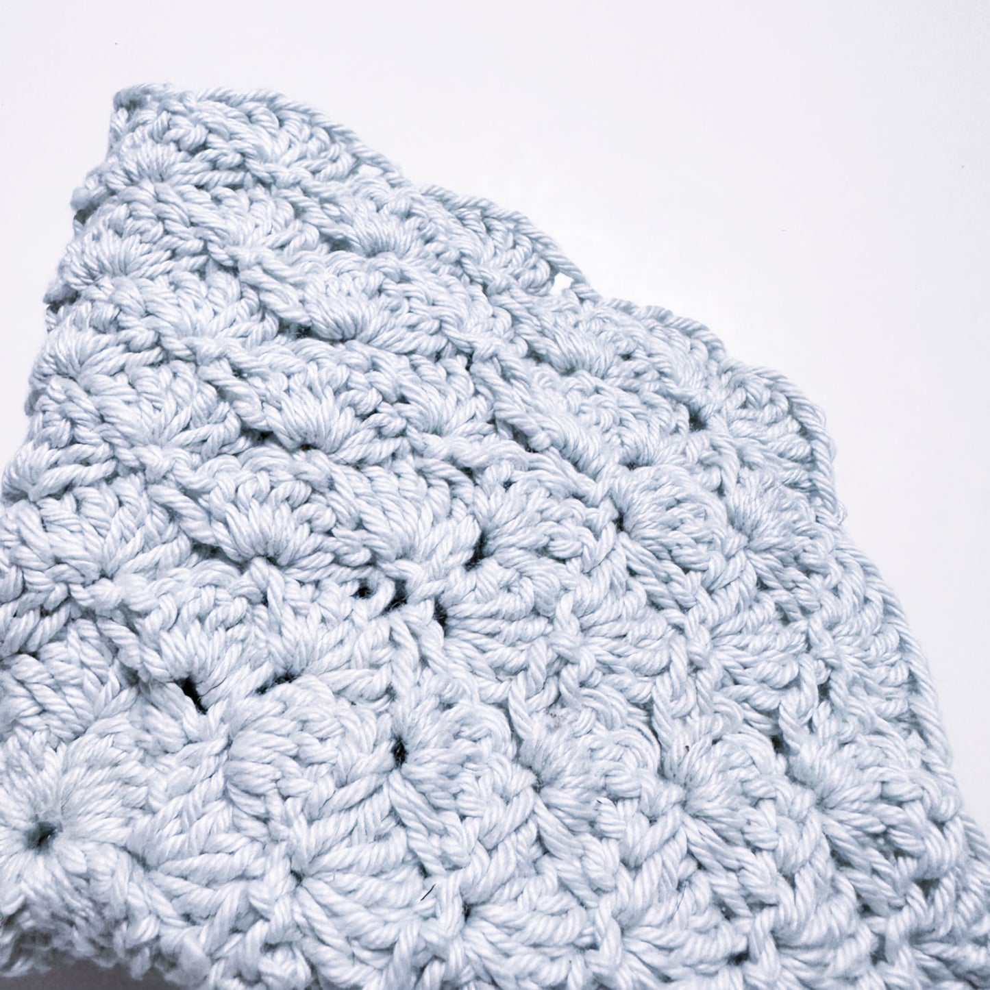 Crochet Washcloth - Soft Shells
