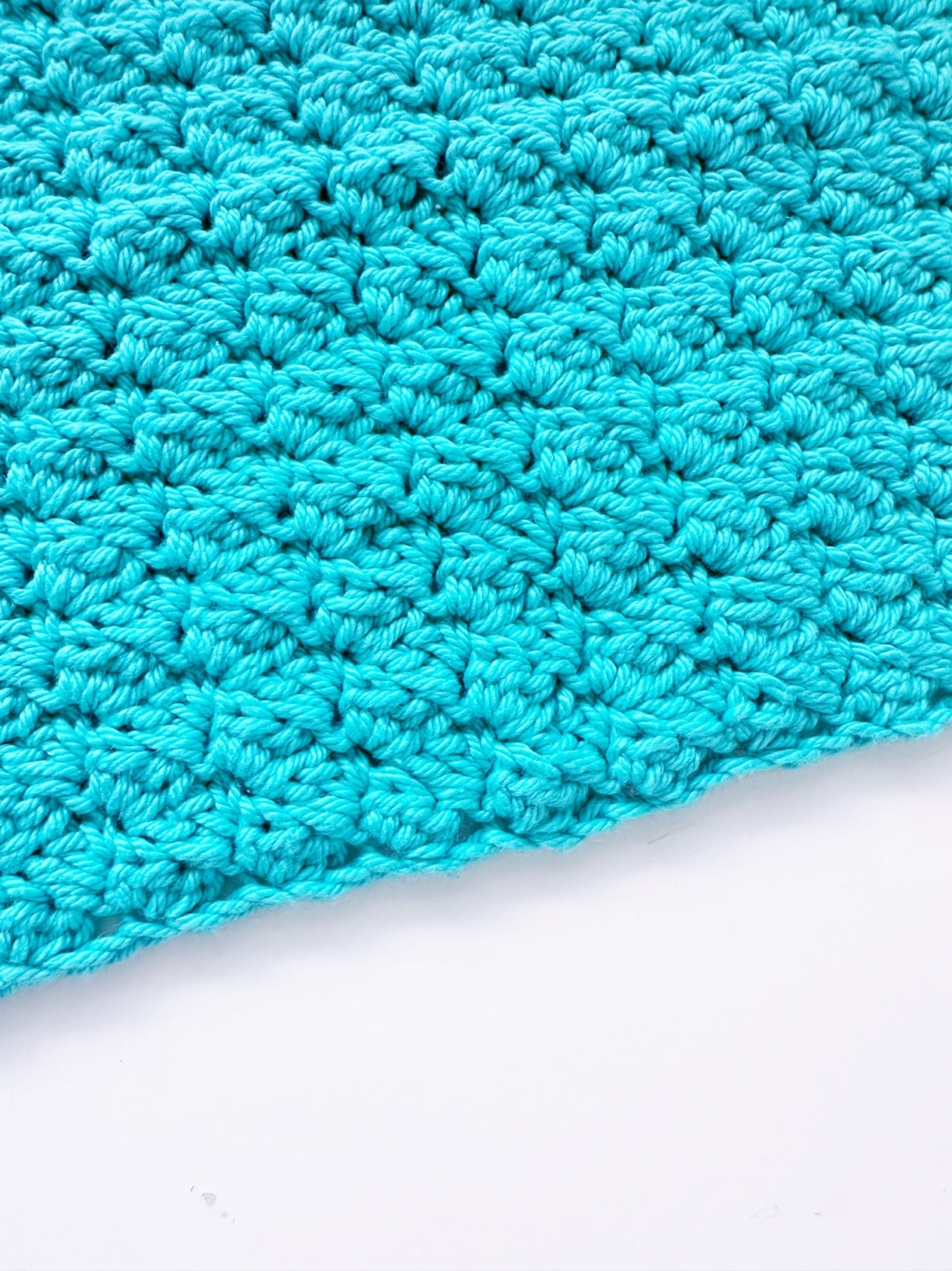 Crochet Washcloth - Rippling Tides