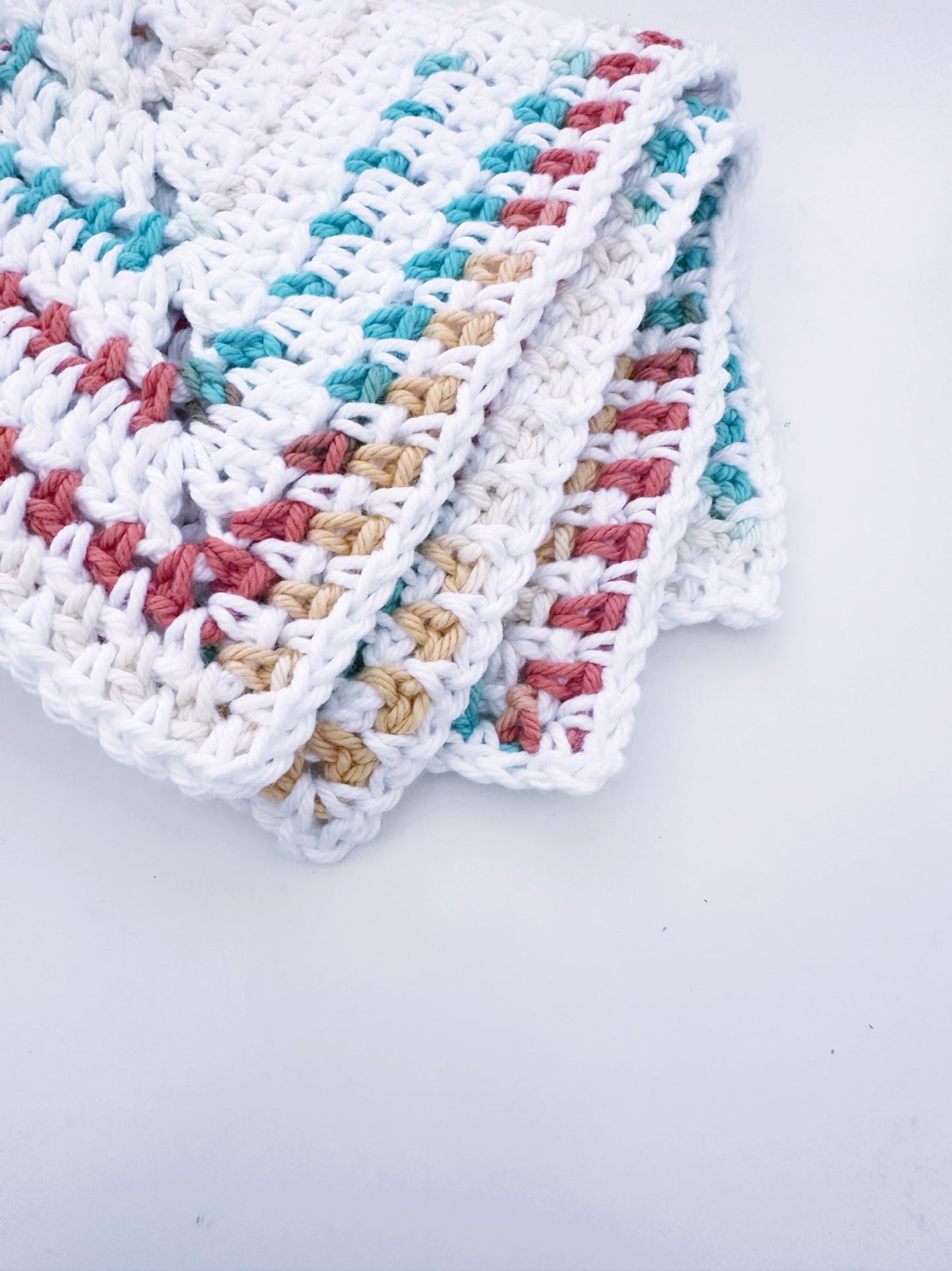 Crochet Washcloth - Mossy Meadow