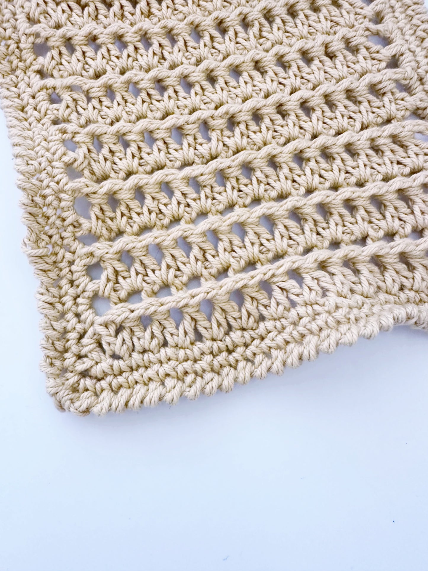 Crochet Washcloth - Golden Dunes