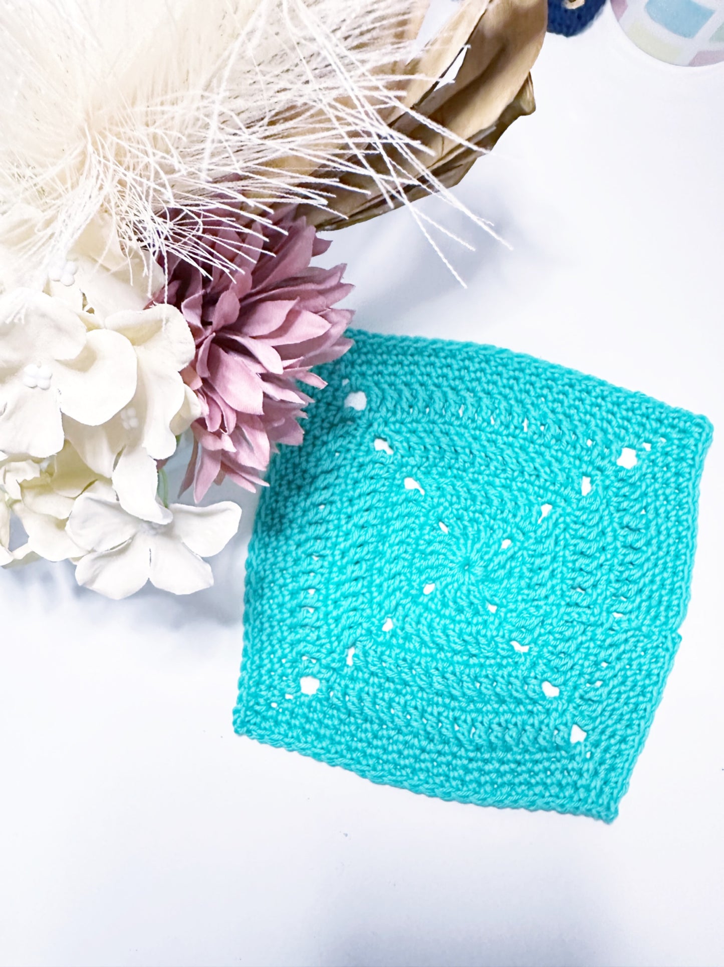 Crochet Washcloth - lagoon Loops