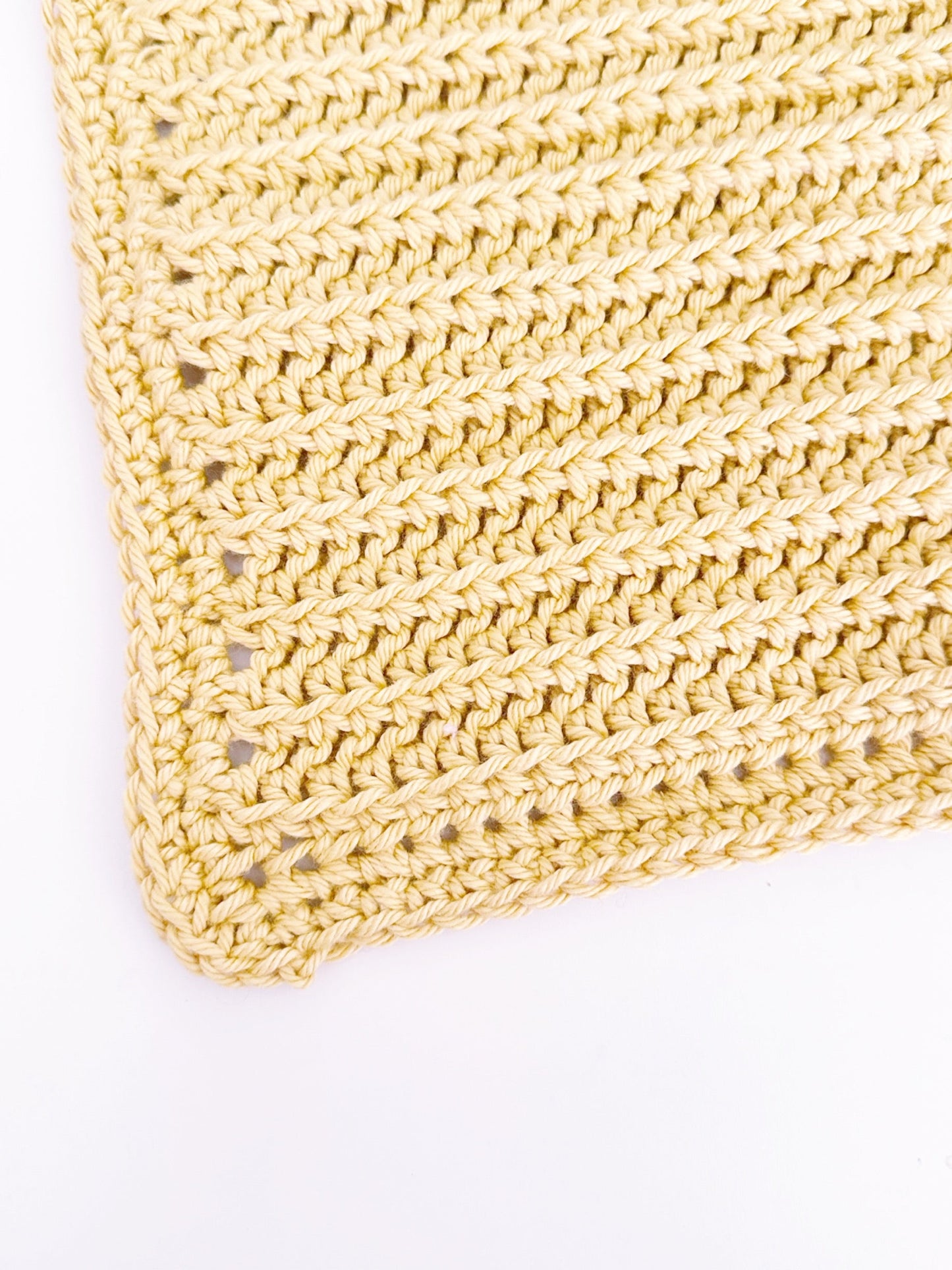 Sunlit Sands Crochet Washcloth Pattern | Beginner-Friendly PDF