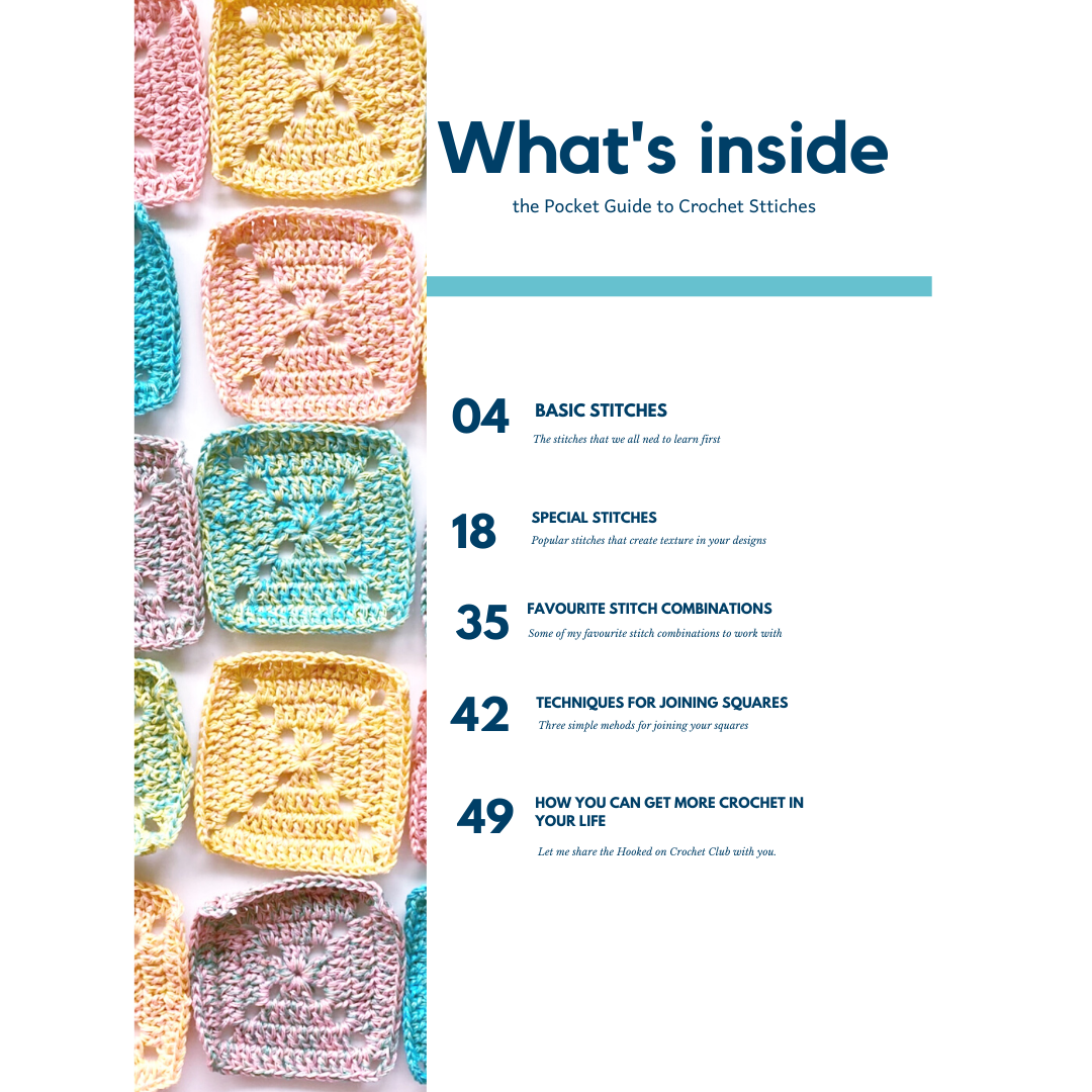 * Pocket Guide to Crochet Stitches