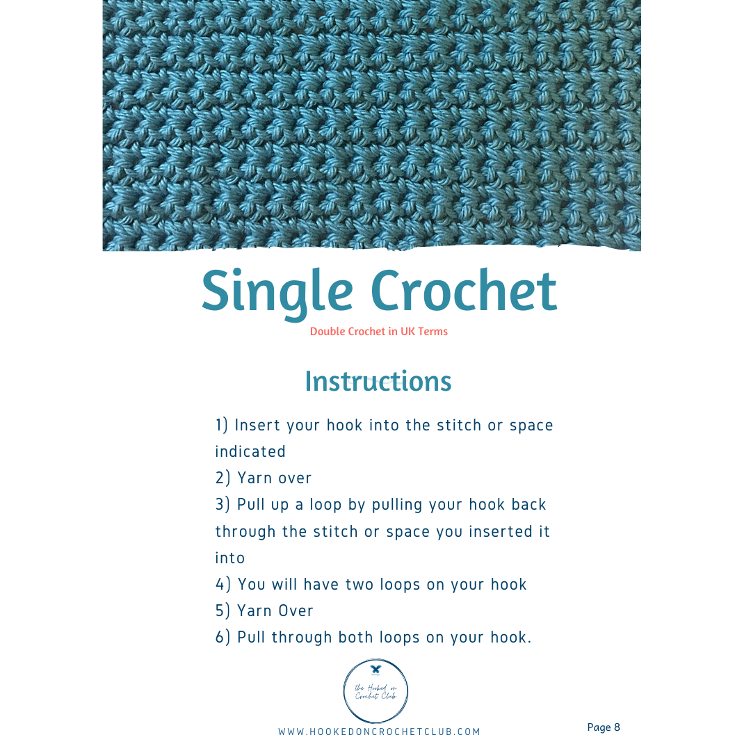 * Pocket Guide to Crochet Stitches