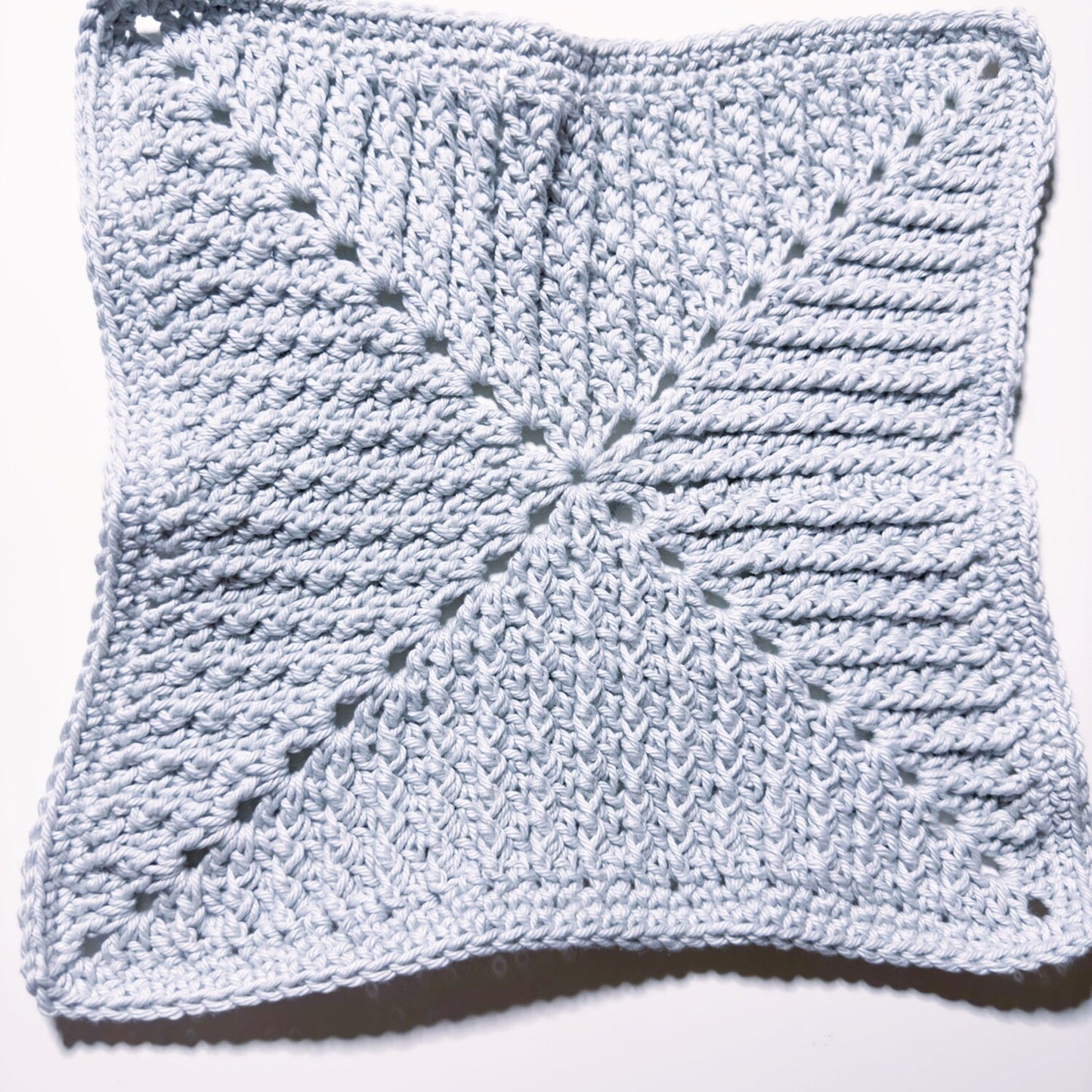 Crochet Washcloth - Bumpy Road