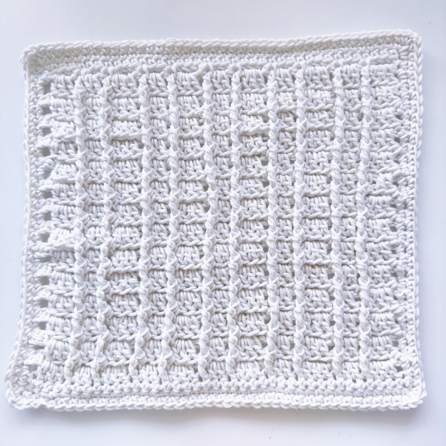 Crochet Washcloth - Ladders
