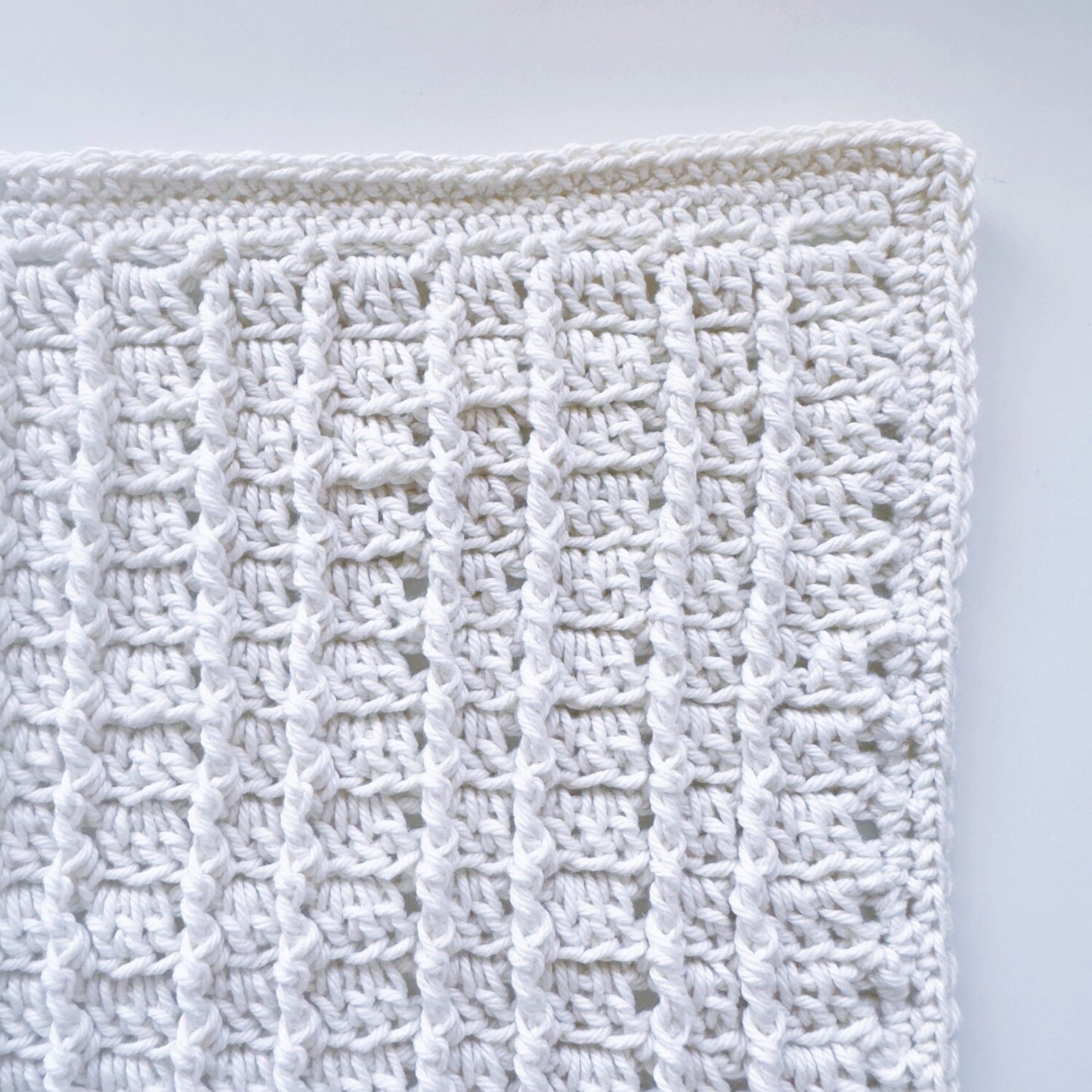 Crochet Washcloth - Ladders