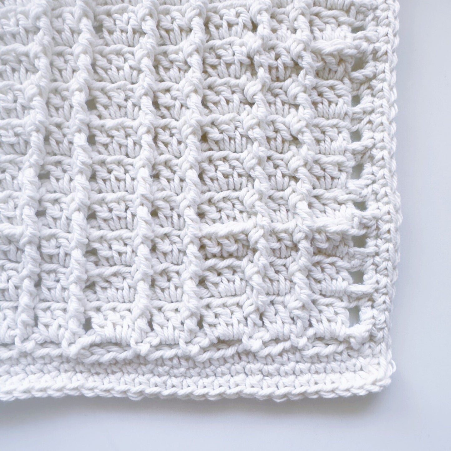 Crochet Washcloth - Ladders