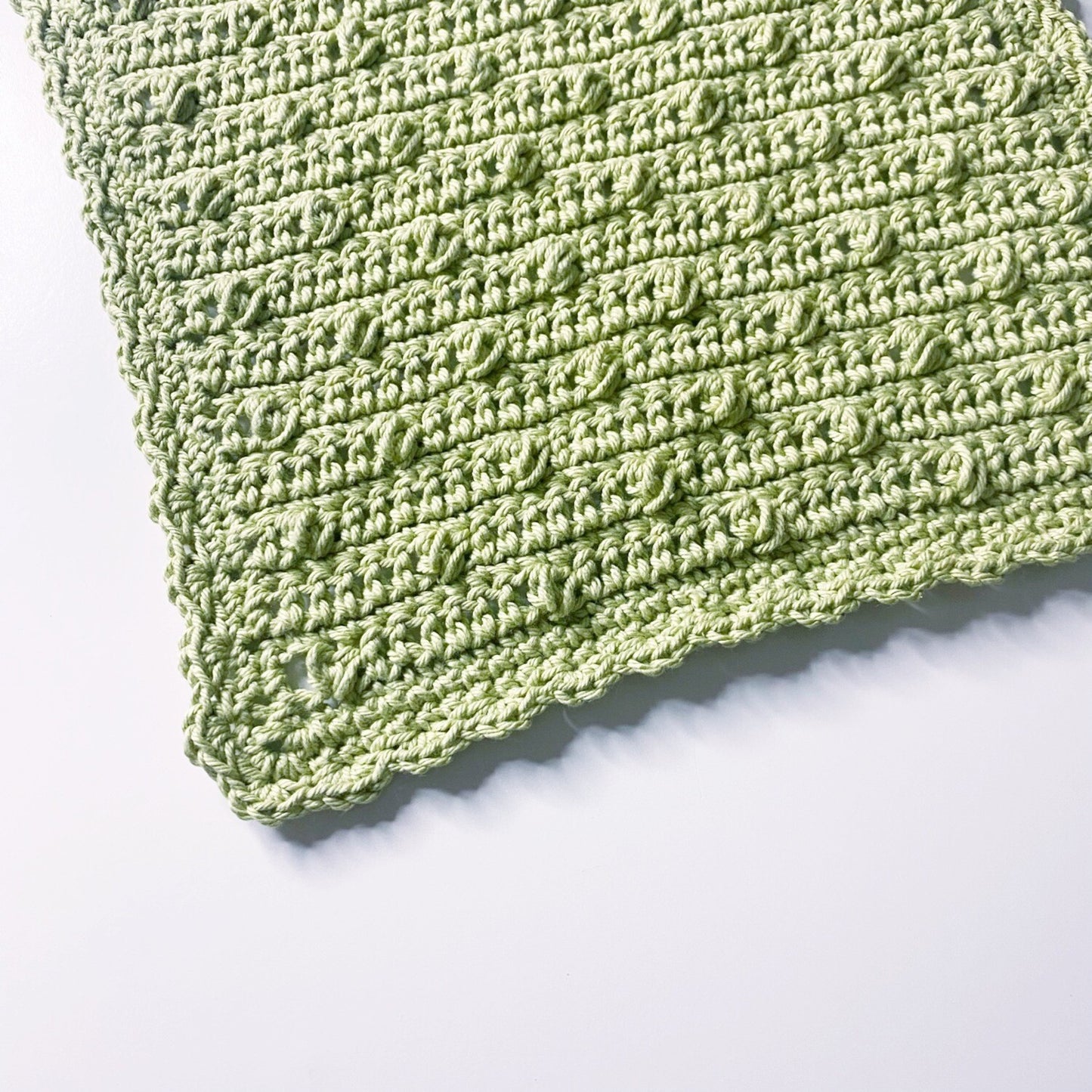 Crochet Washcloth - Massage Bubbles