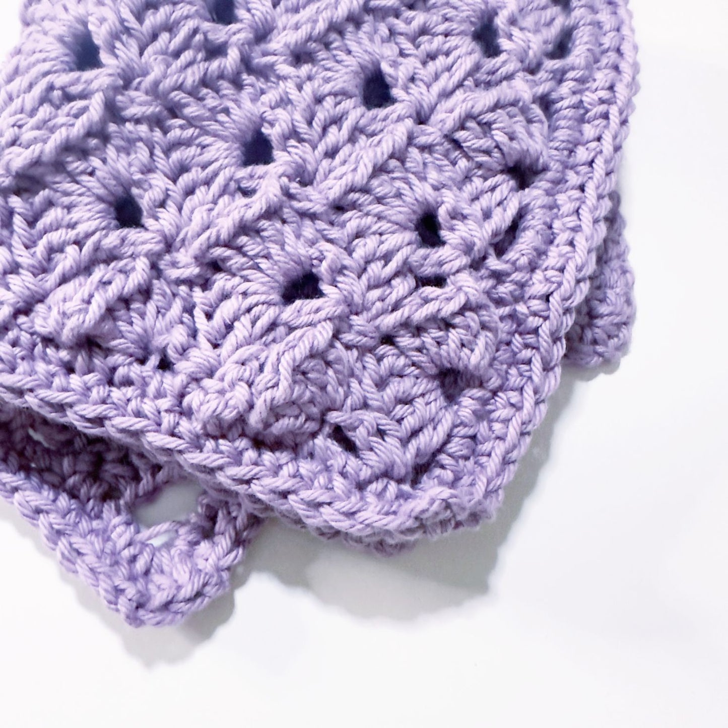 Crochet Washcloth - Shell Symphony