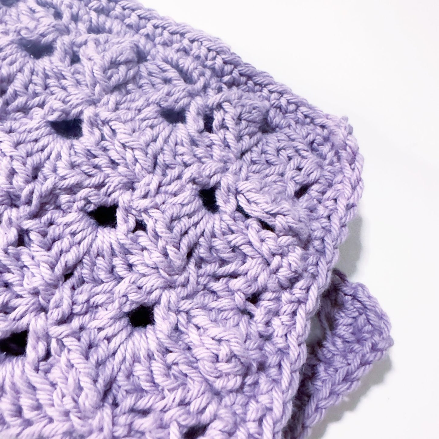 Crochet Washcloth - Shell Symphony