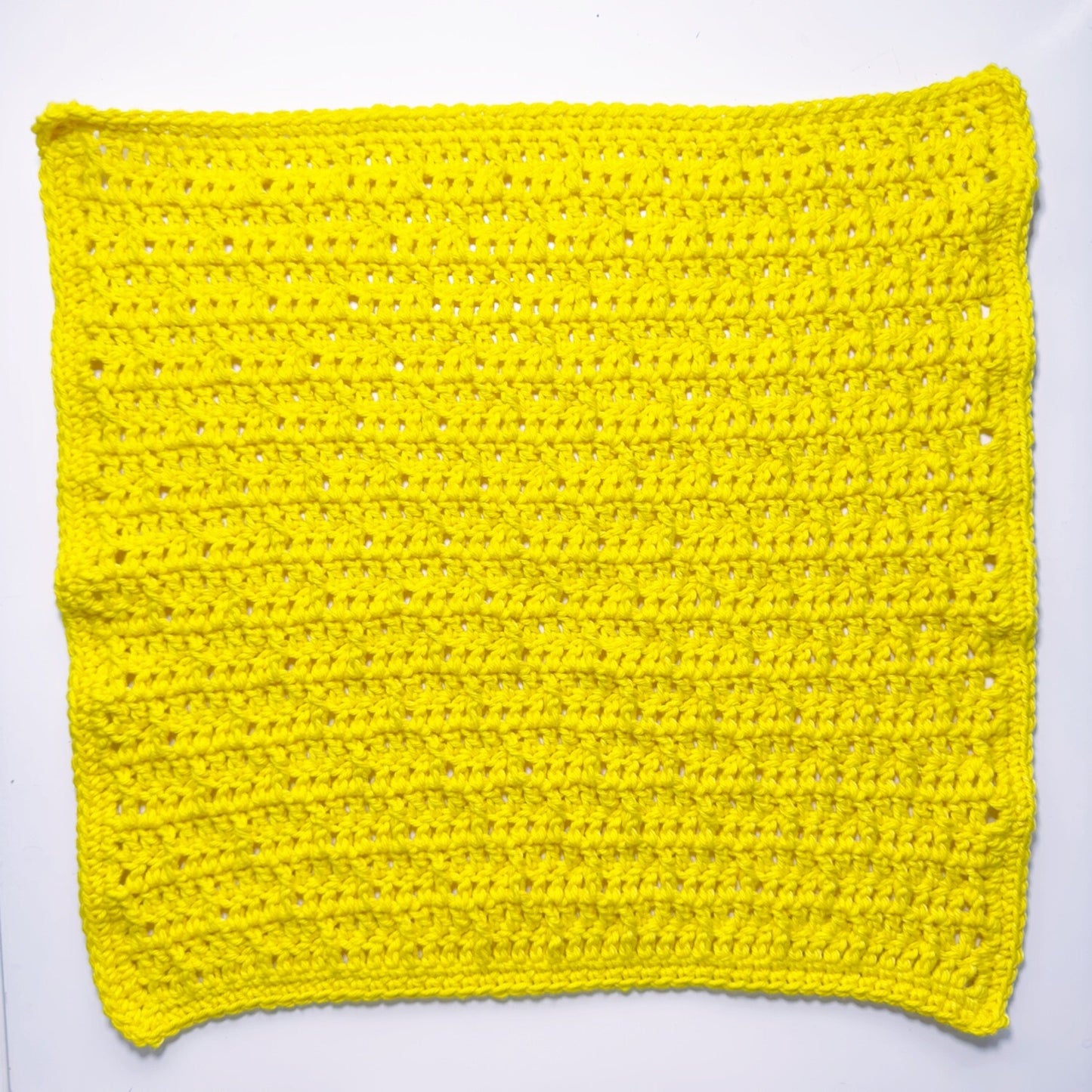 Crochet Washcloth - Sunshine and Raindrops