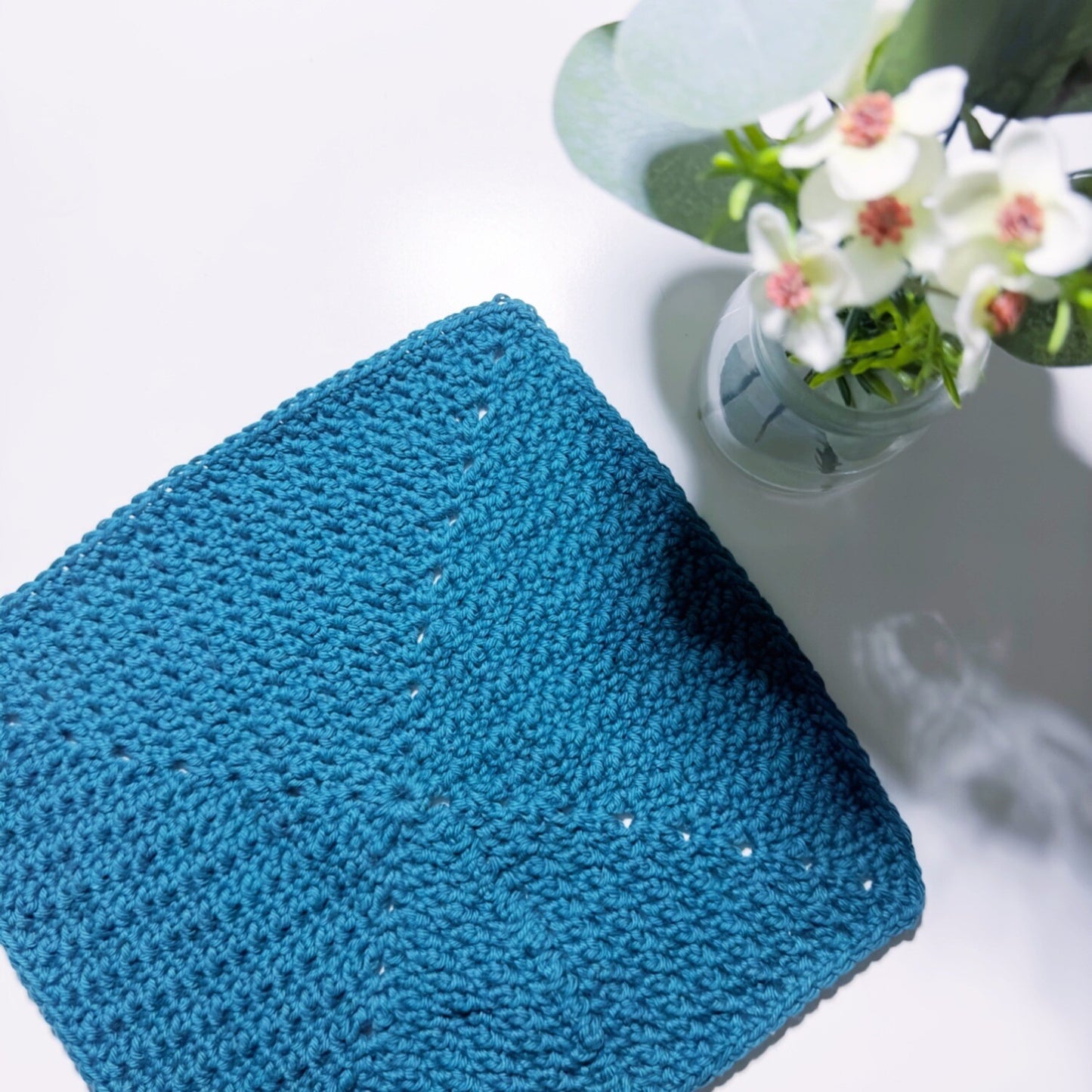 Crochet Washcloth - Textured Tranquility