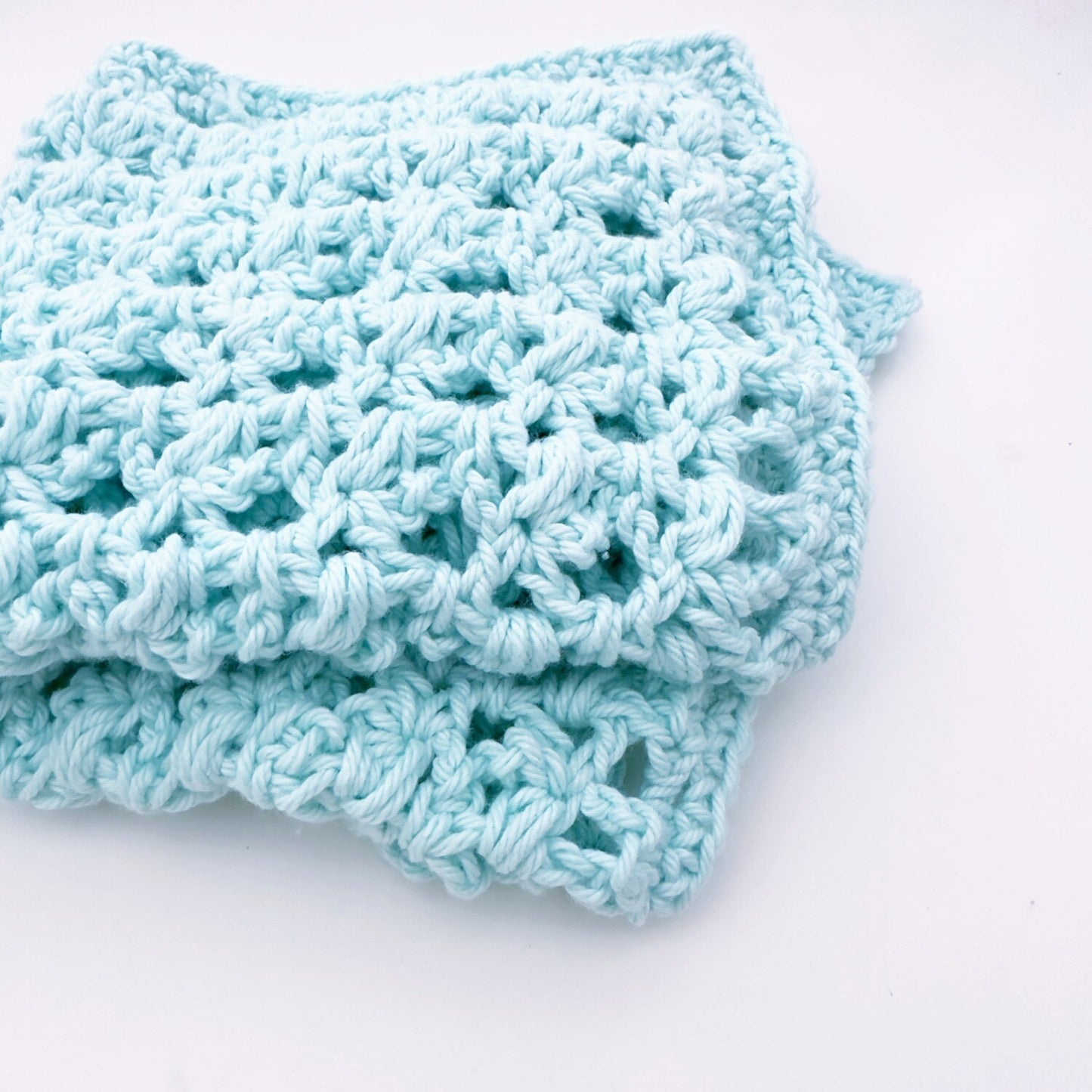 Crochet Washcloth - Whispering Puffs