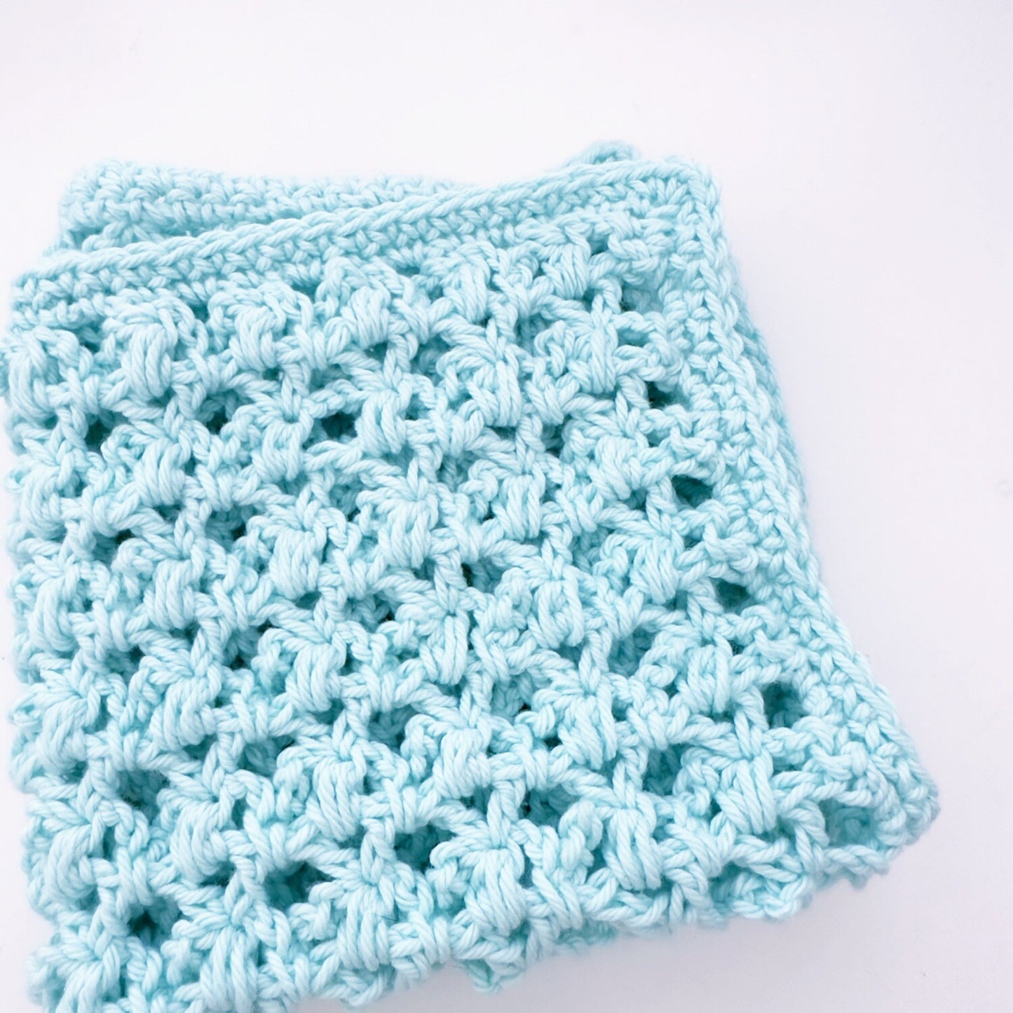 Crochet Washcloth - Whispering Puffs