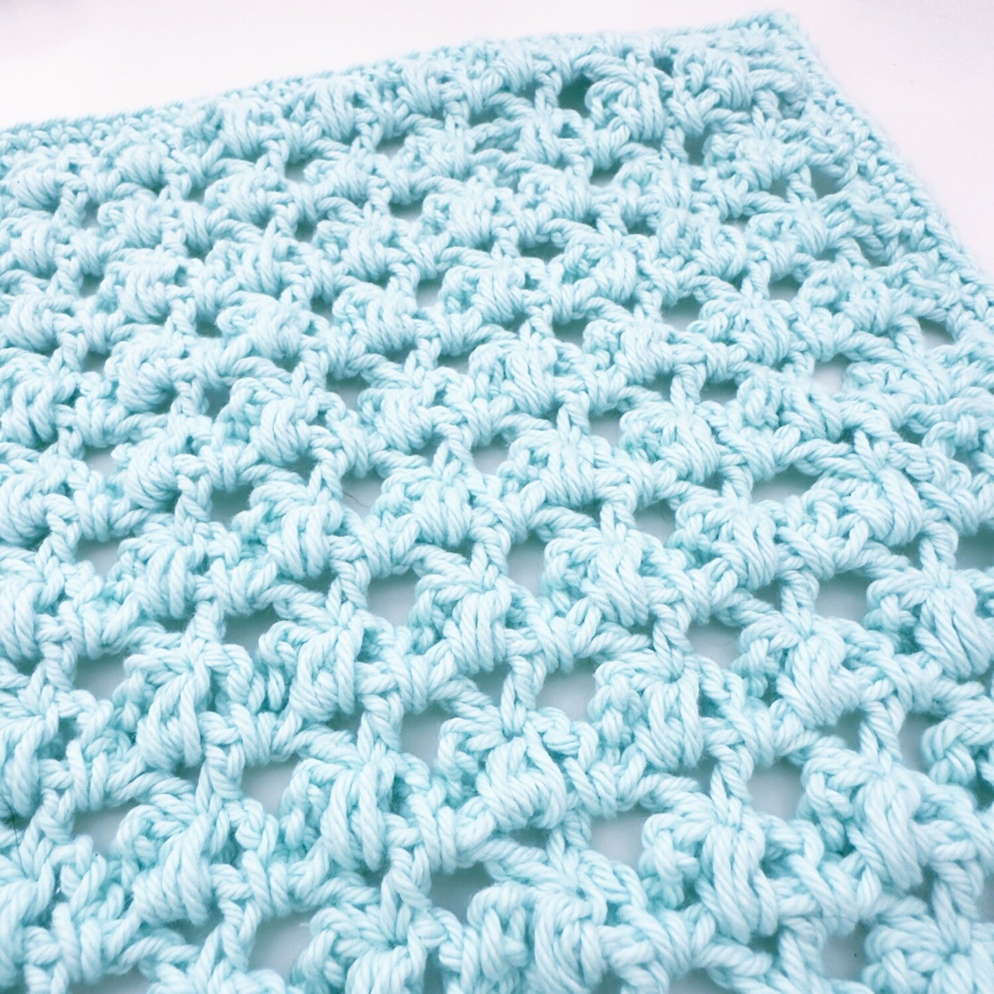 Crochet Washcloth - Whispering Puffs