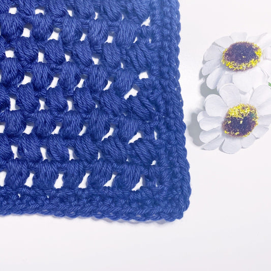 Crochet Washcloth - Blueberry