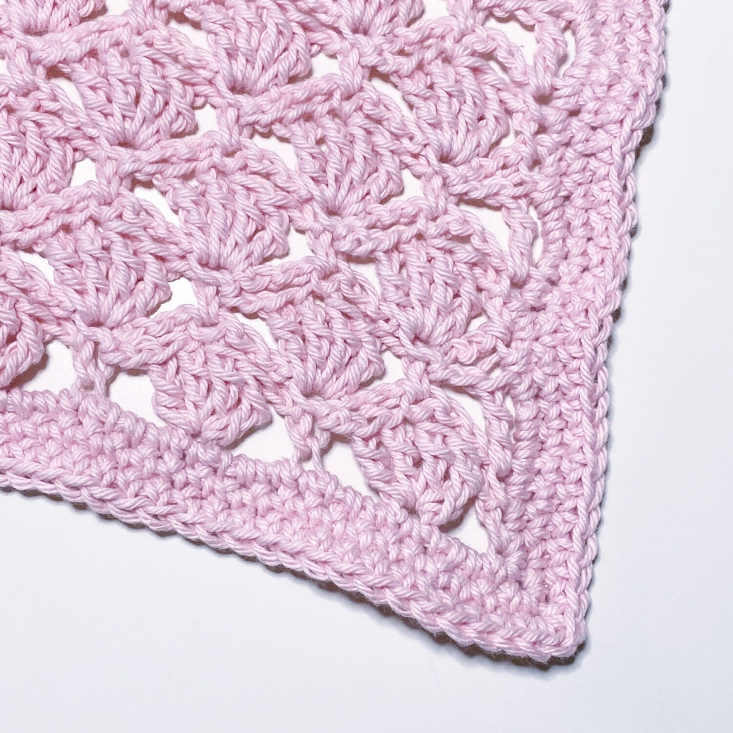 Crochet Washcloth - Cherry Blossom