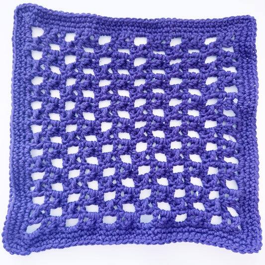 Crochet Washcloth - Criss Cross