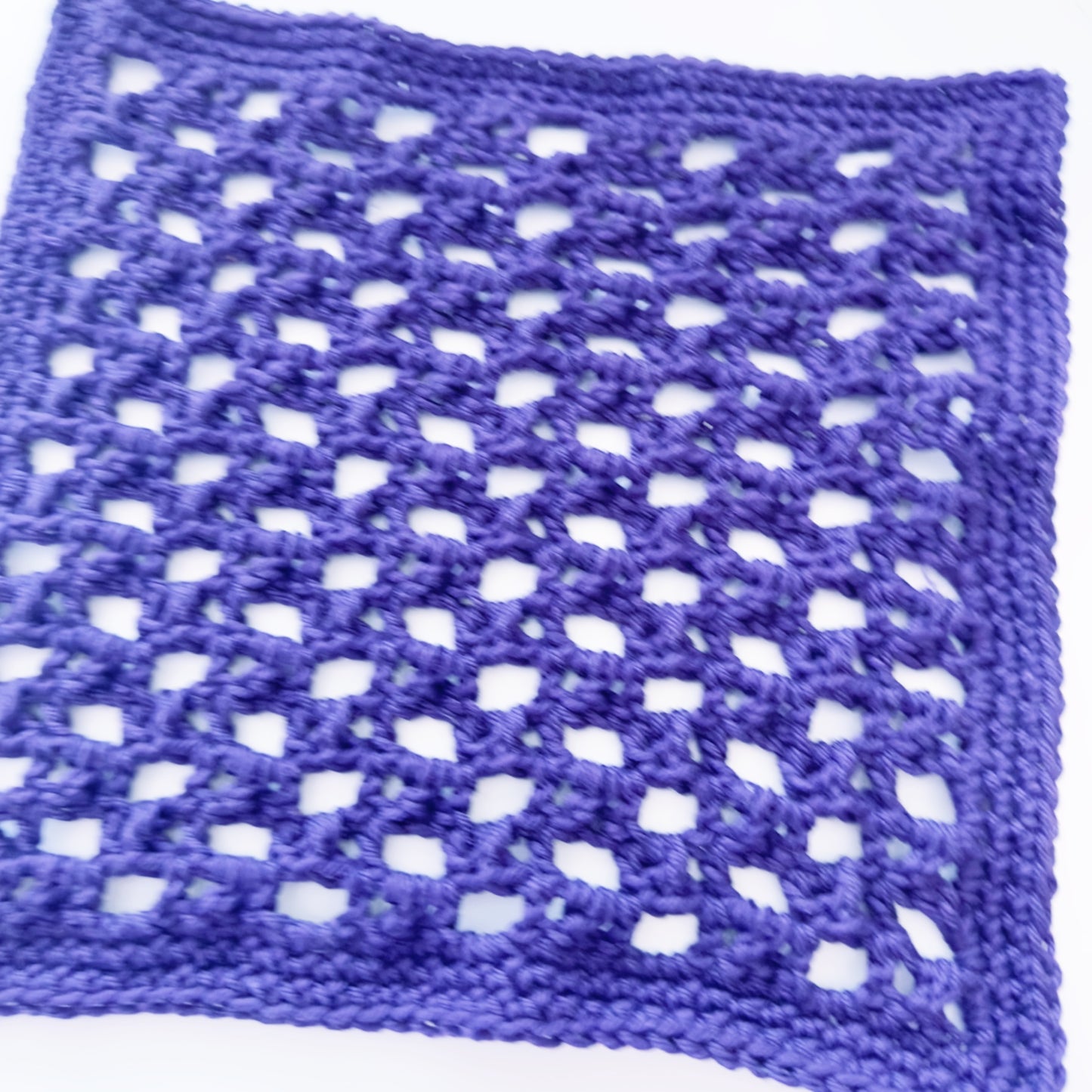 Crochet Washcloth - Criss Cross