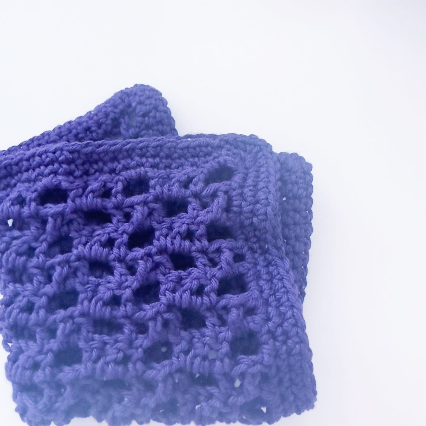 Crochet Washcloth - Criss Cross