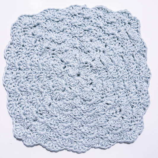 Crochet Washcloth - Soft Shells