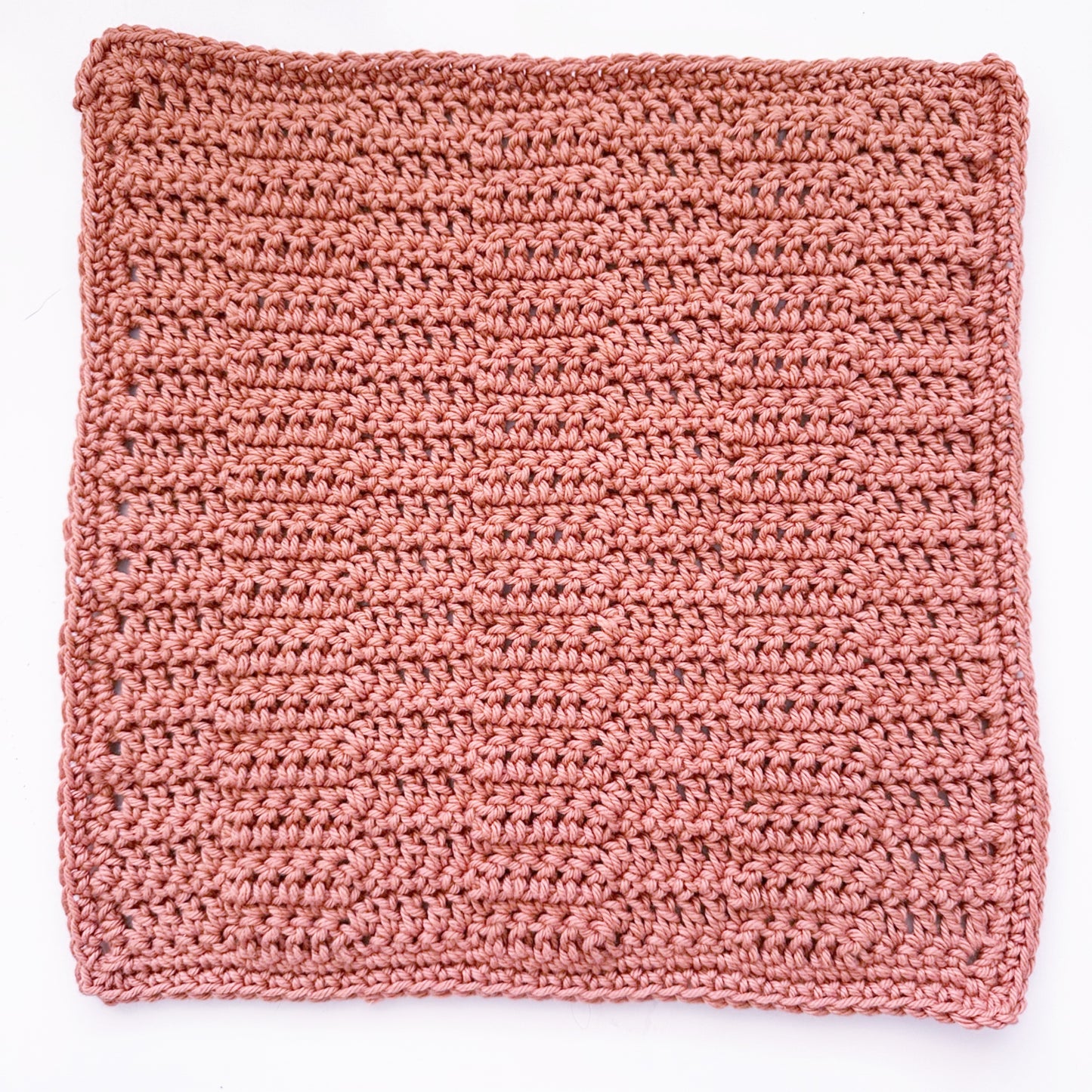 Crochet Washcloth - Rosewood Rows