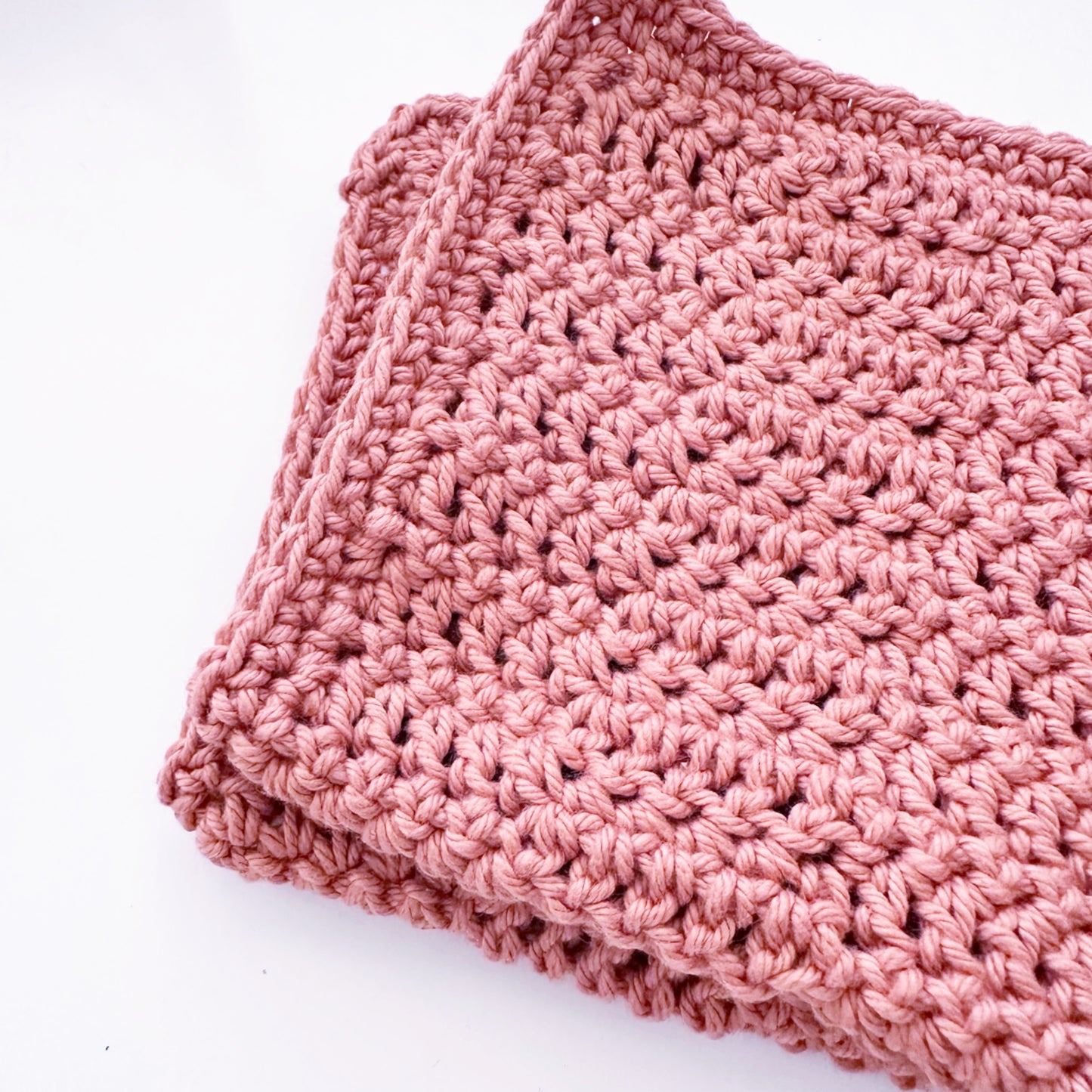 Crochet Washcloth - Rosewood Rows