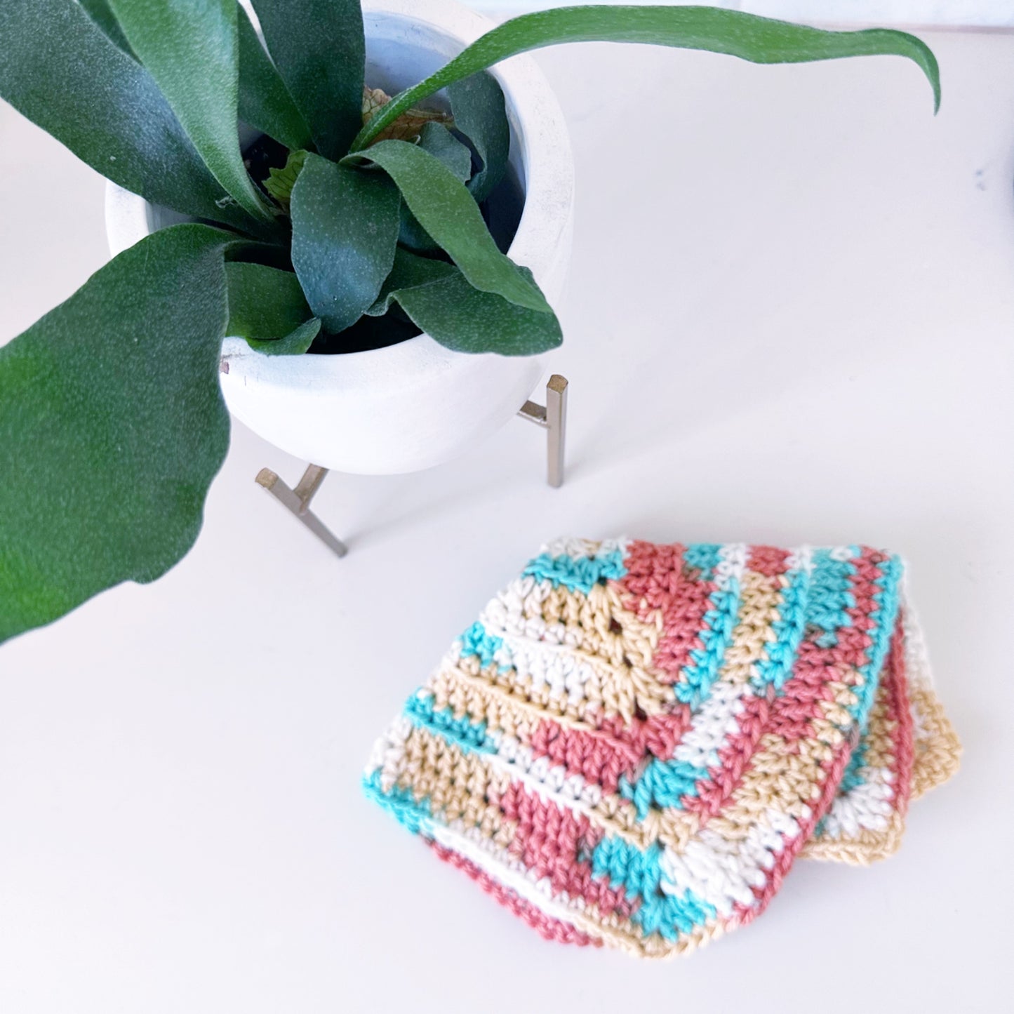 Crochet Washcloth - Terra Twist