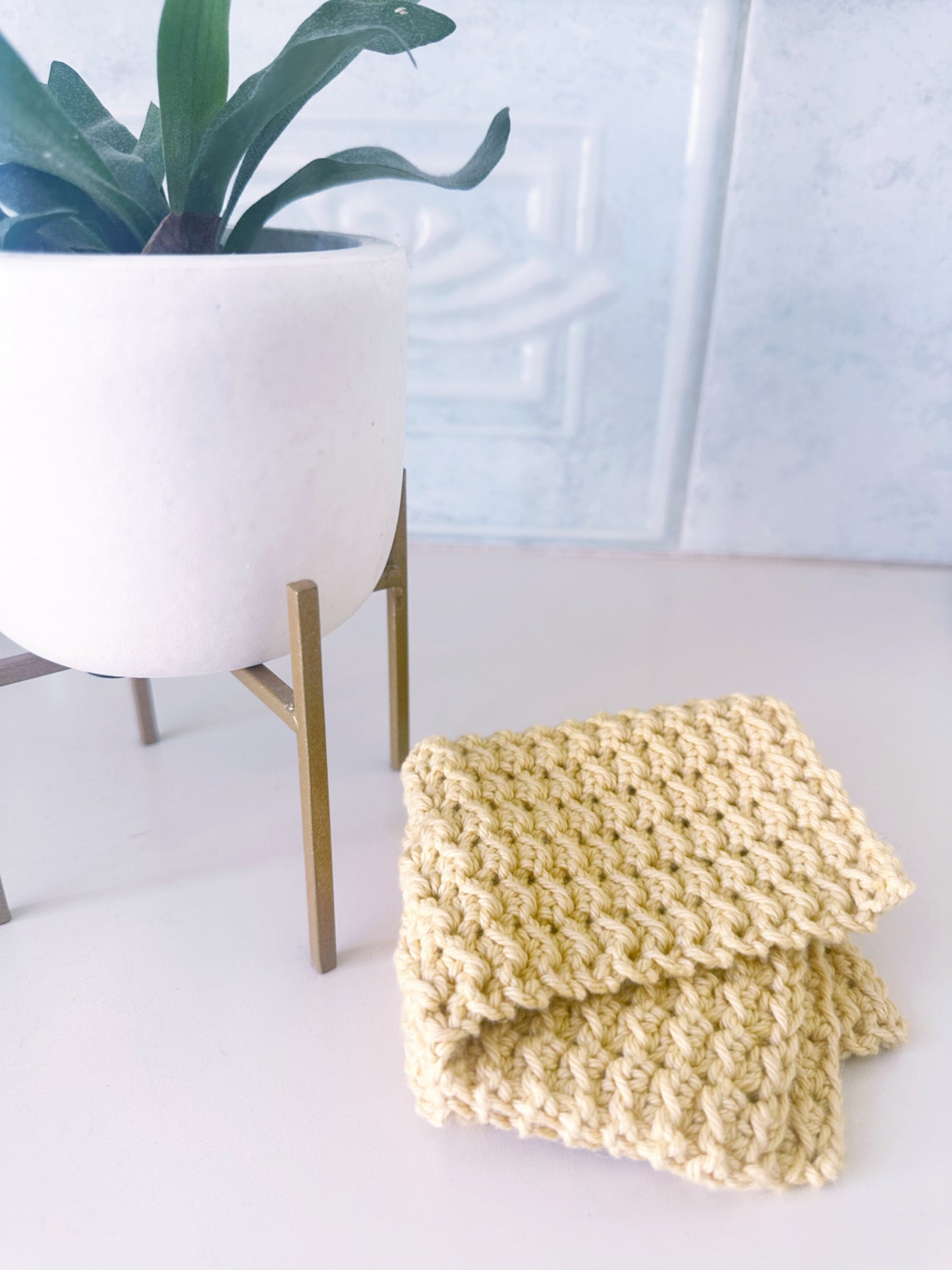 Crochet Washcloth - Hearthstone