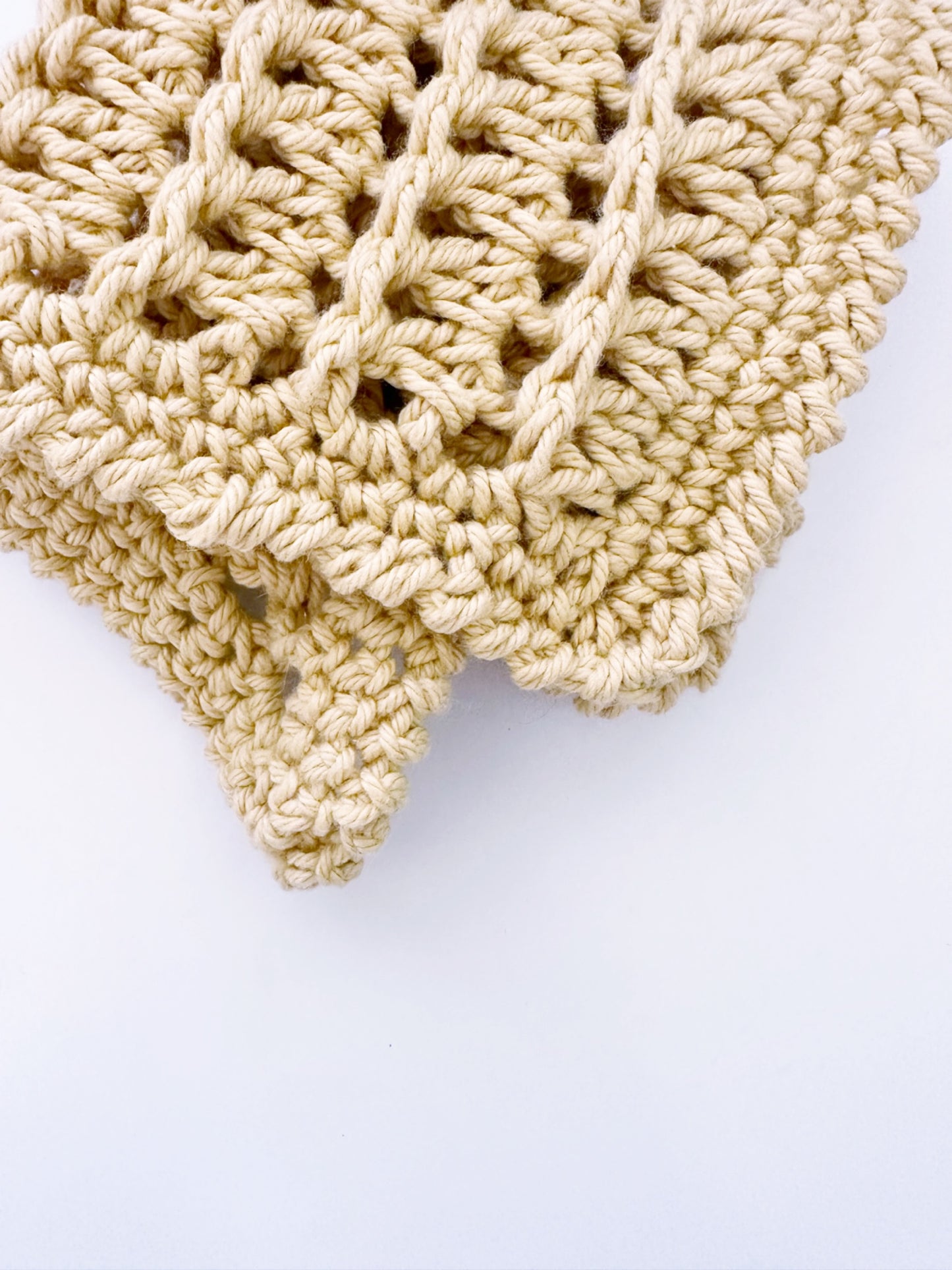 Crochet Washcloth - Golden Dunes