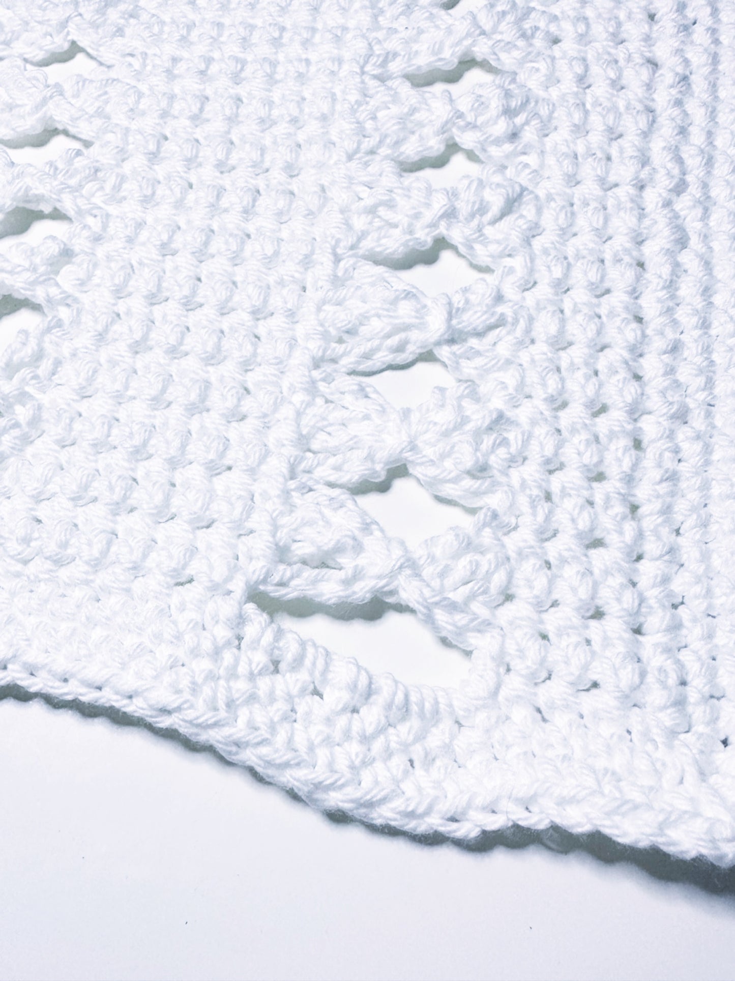 Crochet Washcloth - Ivory Isles