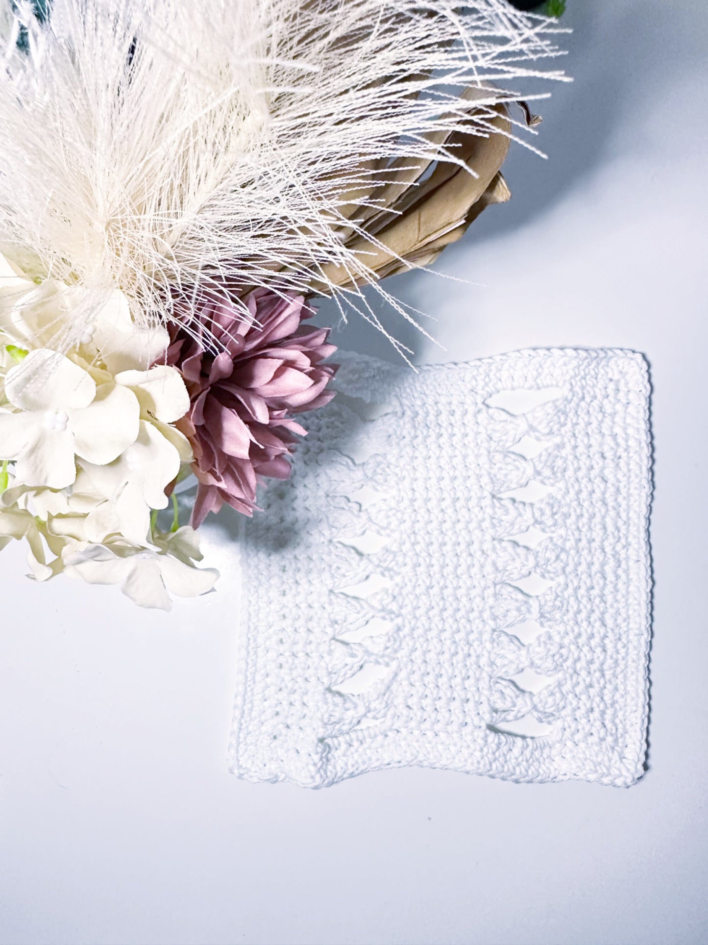 Crochet Washcloth - Ivory Isles