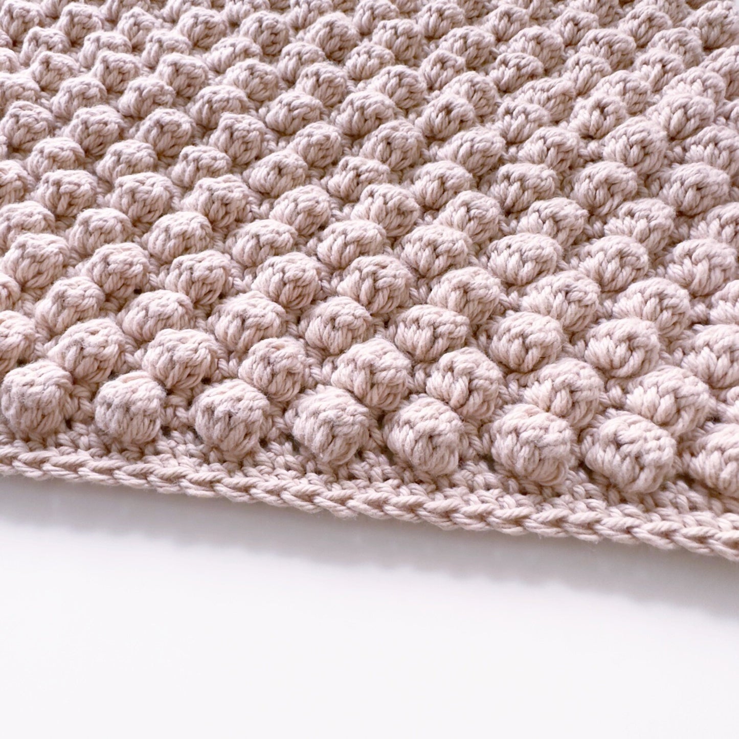 Crochet Washcloth - Bobble Trouble