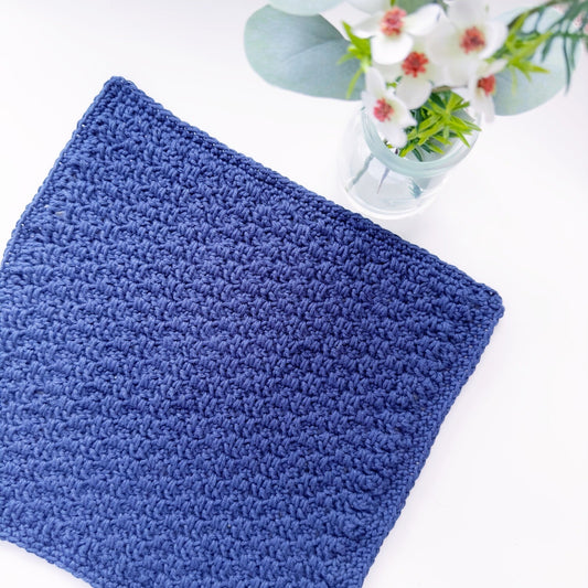 Crochet Washcloth - Crosshatch