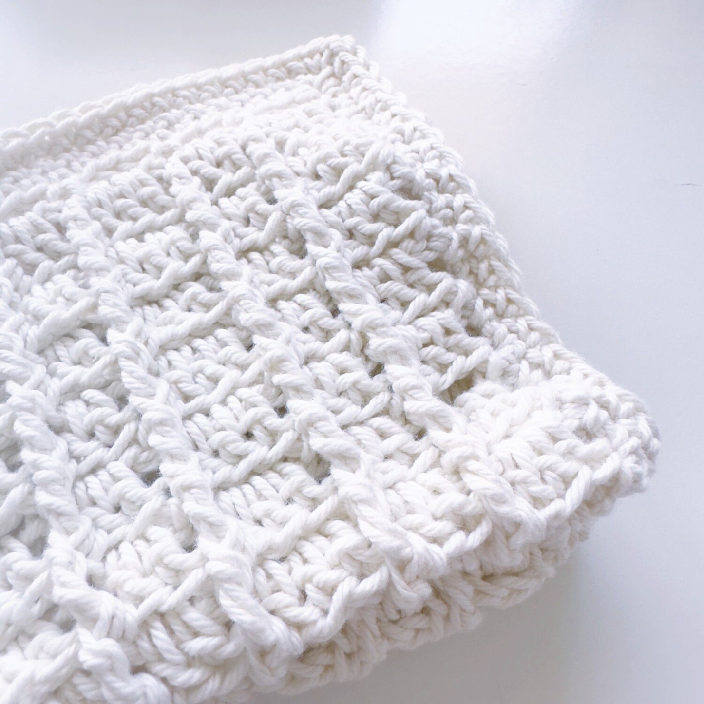 Crochet Washcloth - Ladders