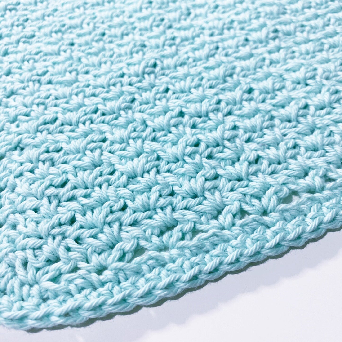 Crochet Washcloth - Mint