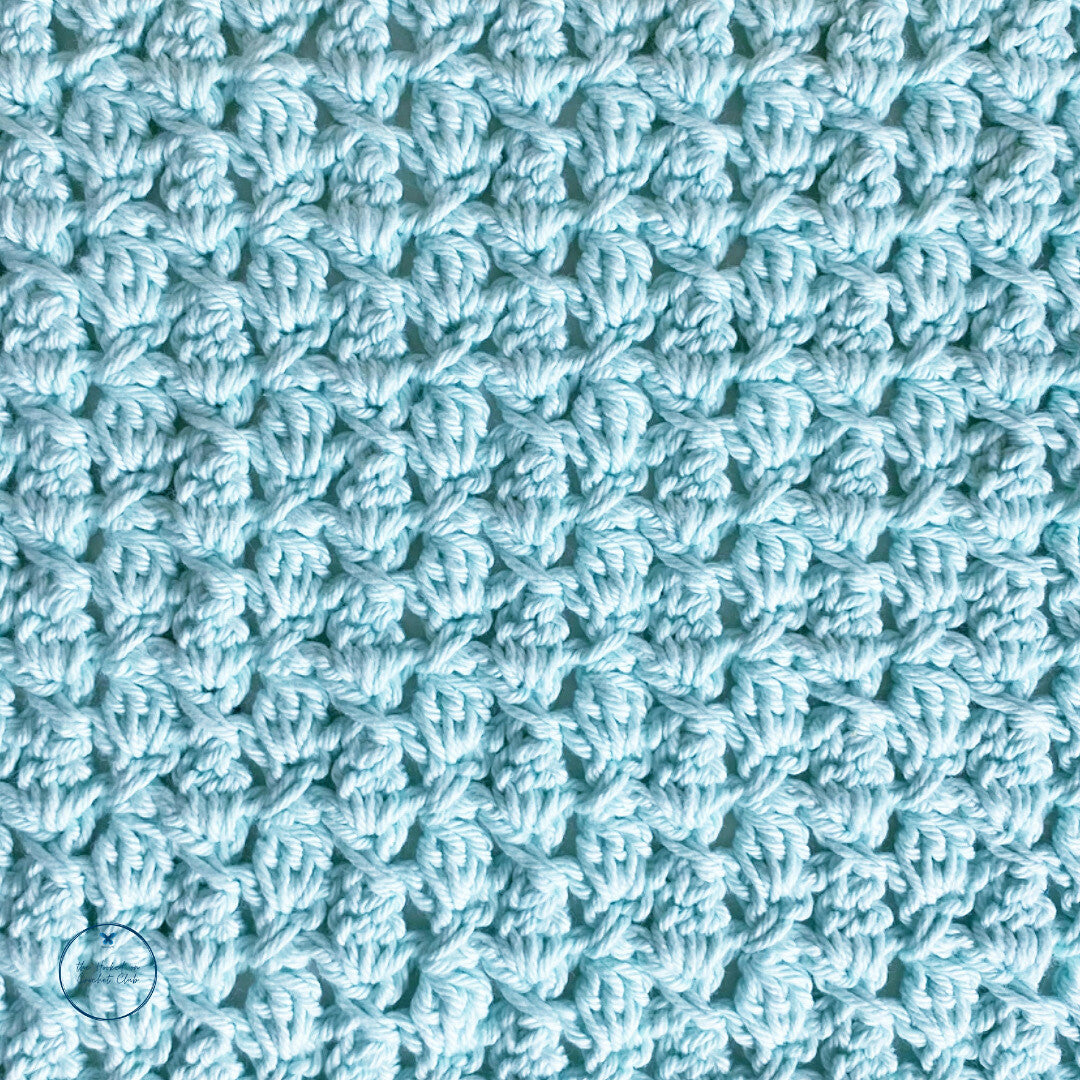 Crochet Washcloth - Round the Twist