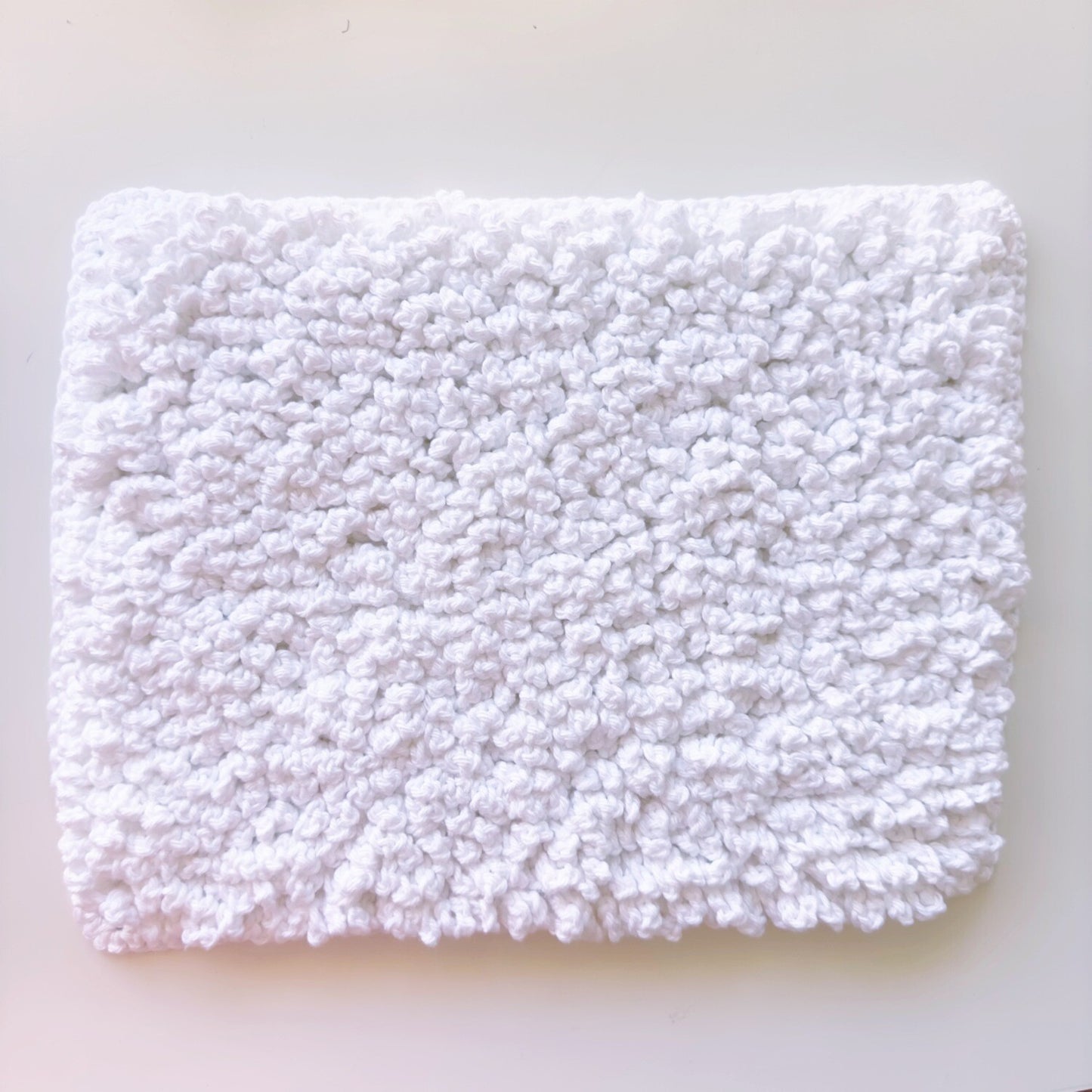 Crochet Washcloth - Snow Storm