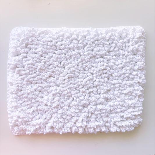 Crochet Washcloth - Snow Storm
