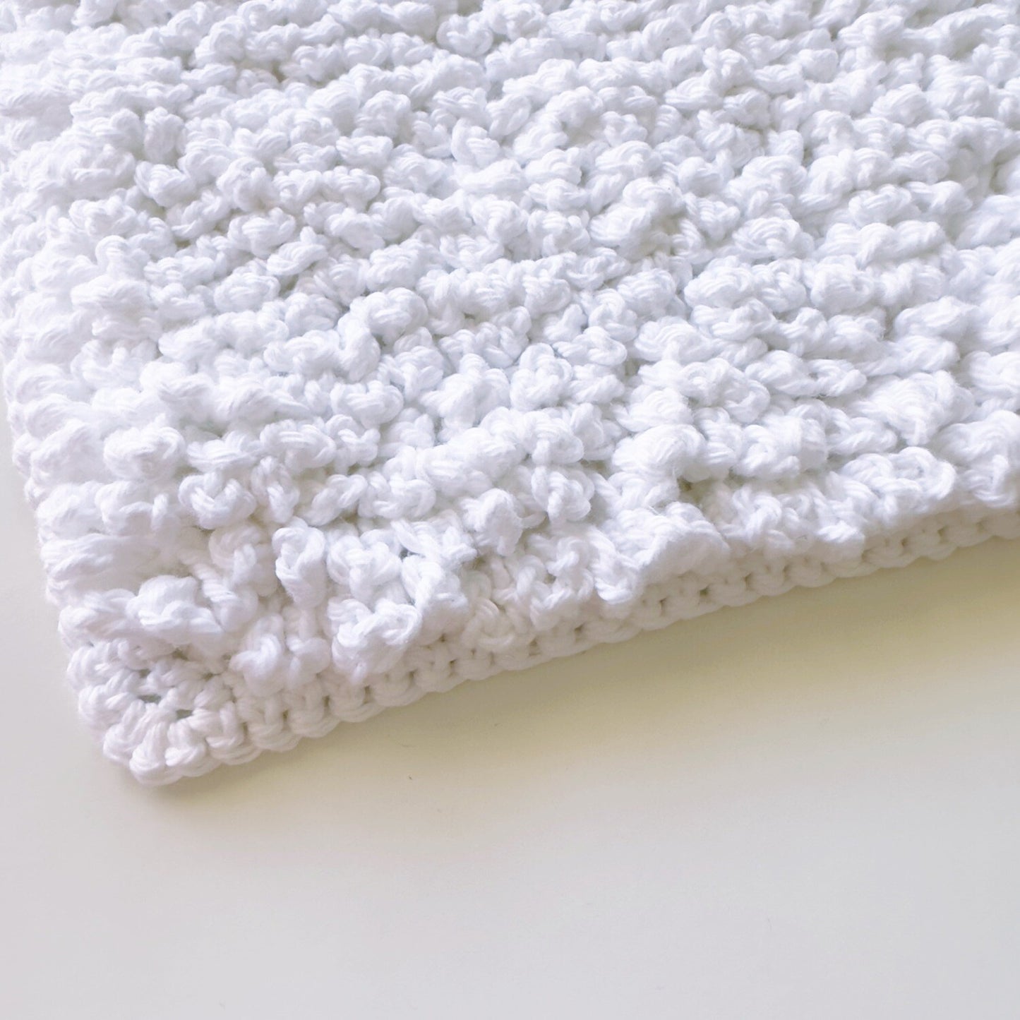Crochet Washcloth - Snow Storm