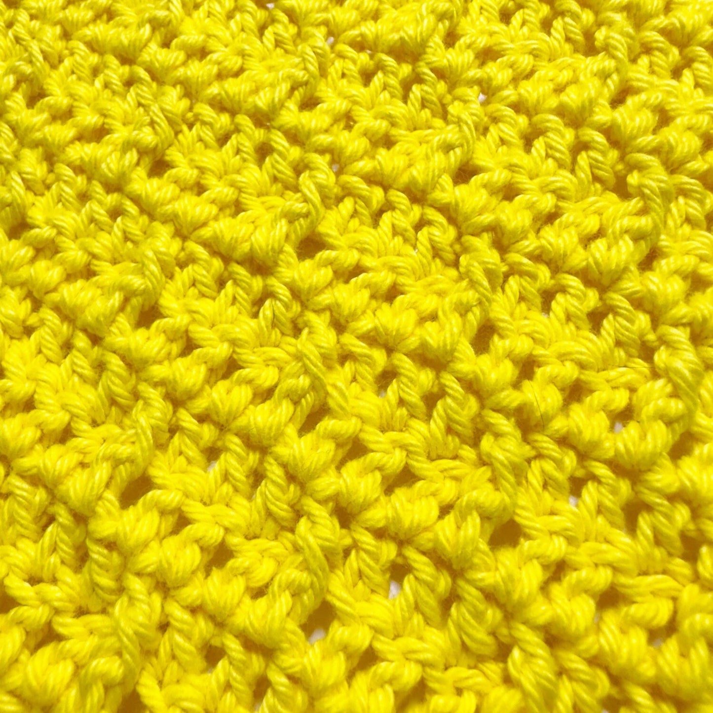 Crochet Washcloth - Sunshine and Raindrops